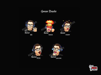 Gamer Twitch Emotes cartoon character creative idea customemote customemotes cute daily fun design dizzy emoji emote emoteart emotes graphicforstream lol rage streamers twitch twitchemote twitchemotes