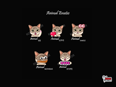 Animal Twitch Emotes cartoon customemote design emoji emote funny graphicforstream hi monkas hi tech hype lol love sketch smile streamers twitch twitch.tv twitchemote twitchemotes wow amazing
