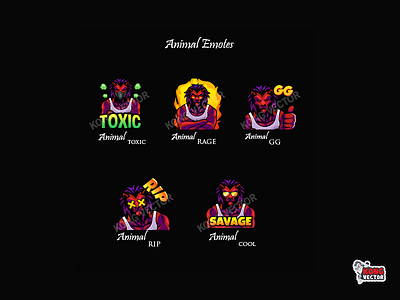 Animal Twitch Emotes amazing animals cartoon cartoons customemote daily fun design emoji emote emoteart emotes emotes for twitch graphicforstream lol streamers toxic twitch twitchemote twitchemotes wow