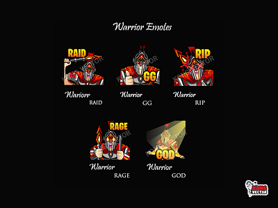 Warrior Twitch Emotes