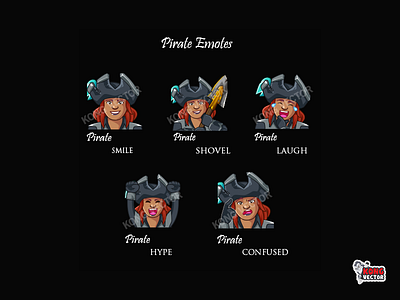 Pirate Twitch Emotes