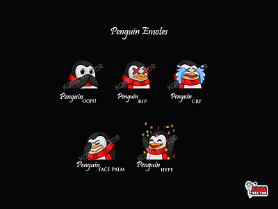 Penguin Twitch Emotes