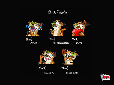 Buck Twitch Emotes