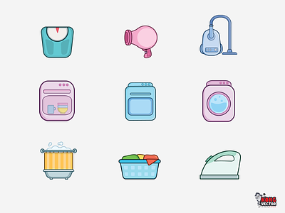 Home Appliances Icon Collection