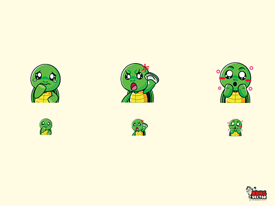 Turtle cute emotes