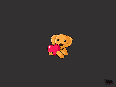Cute Dog Emote animal cartoon character cute dog emoji emoticon fun funny happy look heart love twitch