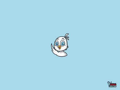 Bird animal bird cartoon character cute daily fun emoji emoticon fun funny happy look twitch white