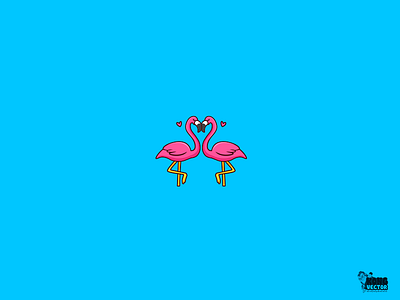 Flamingo animal creative idea cute draw drwaing emoji emoticon flamingo fun funny happy look love pink twitch