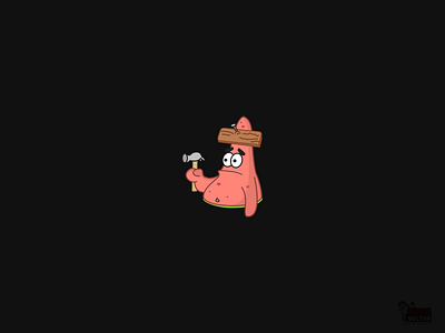 Patrick cartoon character comic creative idea daily fun draw drawing emoji emoticon fun funny happy look patrick twitch