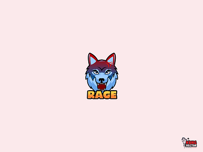 Wolf angry cartoon character creative idea daily fun emoji emoticon fun funny happy look rage twitch wolf