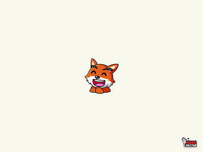 Fox animal cartoon character creative idea cute daily fun emoji emoticon fox happy look laugh twitch