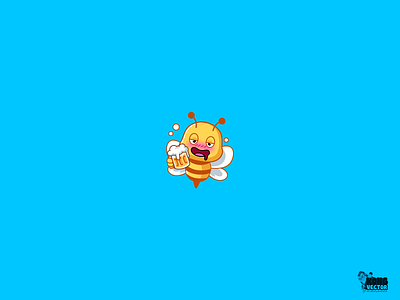 Bumble Bee bee bumble cartoon character cute daily fun emote fly inspiration twitch twitchemote yellow