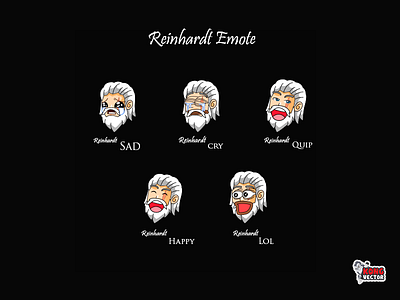 Reinhardt cartoon character creative idea cry cute daily fun emote funny happy lol quip reinhardt sad twitch twitchemote