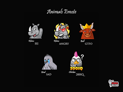 Animals Twitch Emotes