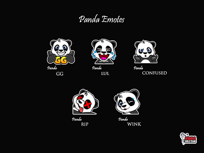 Panda Twitch Emotes badges customized emotes subbadges twitch twitchbadges twitchchart twitchcreative twitchemotes twitchpanels twitchsubbadges