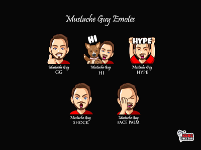 Mustache Guy Twitch Emotes