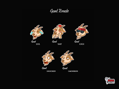 Goat twitch emote