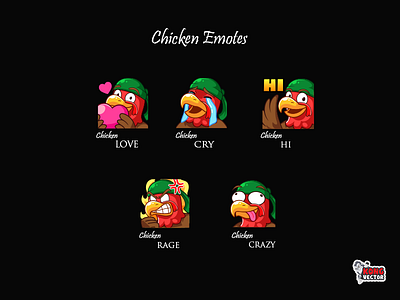 Chicken Twitch Emotes