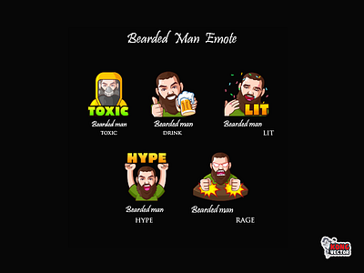 beardedman twitch emote badges customized emotes subbadges twitch twitchbadges twitchcharr twitchcreative twitchemotes twitchpanels twitchsubbadges