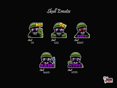 Skull Twitch Emotes