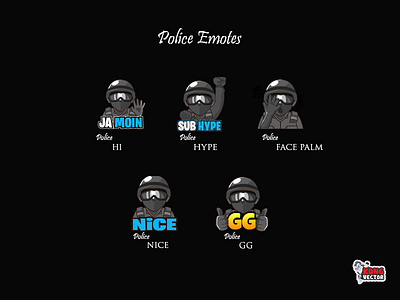 Police Twitch Emotes