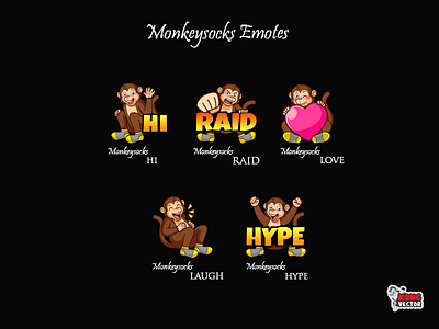 Monkeysocks Twitch Emotes