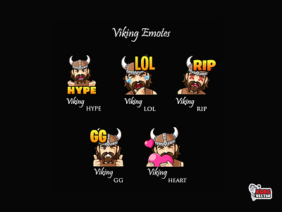 Viking Twitch Emotes
