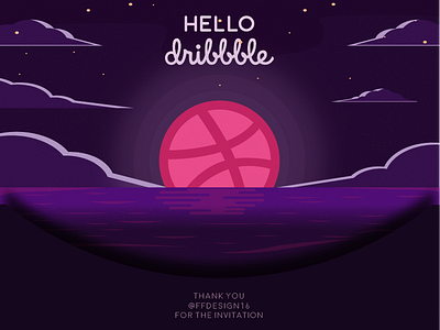 Firstshot ! Hello Dribbble dribbble first shot