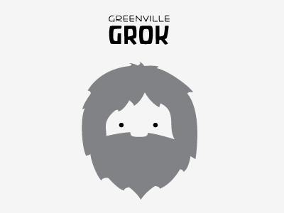 Greenville Grok character greenville grok illustration