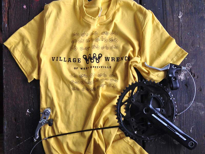 Village Wrench Tshirt bikes charity shirt