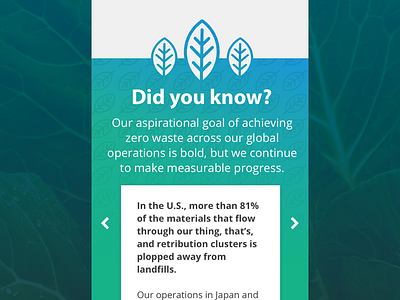 Did you know? Eco widget.
