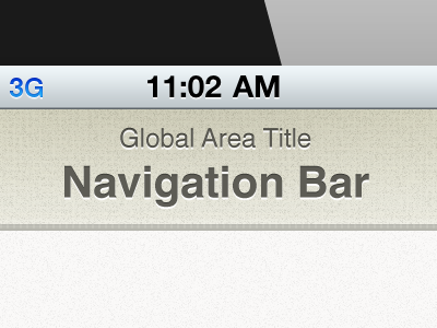Navigation Bar Perspective ios iphone navigation bar wip