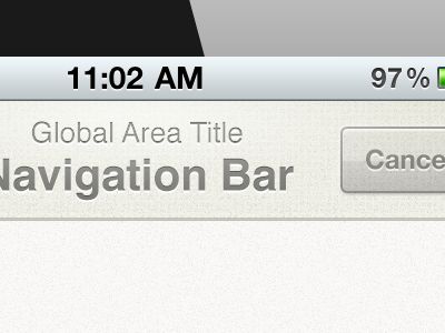 Navigation Bar Perspective Changed ios iphone navigation bar perspective wip