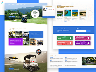 Sun City Golf Cart Website Design