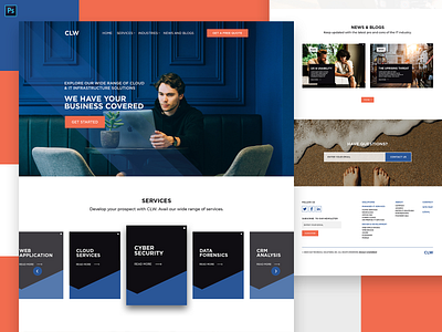 CLW Landing Page Design