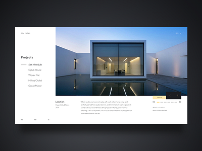 Salt. architecture clean grid layout minimalism typography ui ux web web design