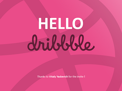 Hello Dribbble