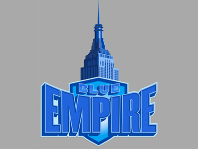 Blue Empire branding graphic design logo