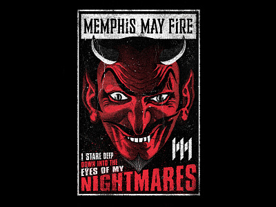 Nightmares apparel band merch t shirt