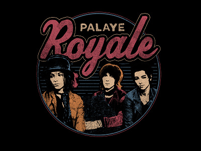 Palace Royale Vintage apparel band merch shirt vintage