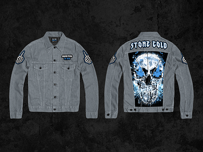 316 Jacket apparel fashion merch merchandise patch skull wrestling