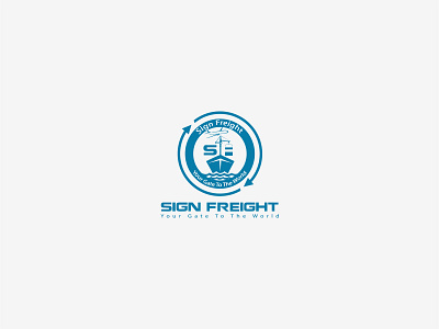 Sign Freight Logo art branding creative design graphic ibrahim rady identity illustrator logo logodesign