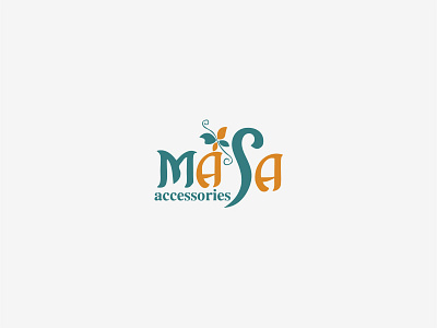 Masa Accessories Logo art branding creative design graphic ibrahim rady identity illustrator logo logodesign