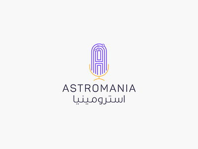 Astromania Podcast | Identity Design | KSA branding creative design ibrahim rady ibrahimartwork identity design logodesign