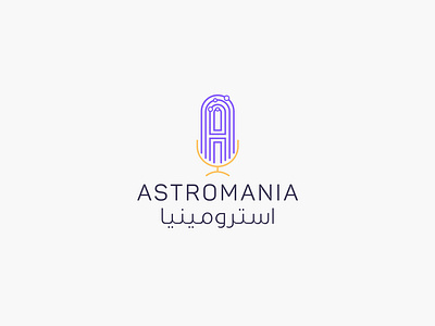 Astromania Podcast | Identity Design | KSA branding creative design ibrahim rady ibrahimartwork identity design logodesign