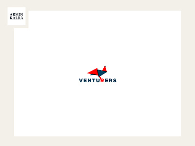 Venturers - Logo branding classic clean design flat illustration minimal typography vector