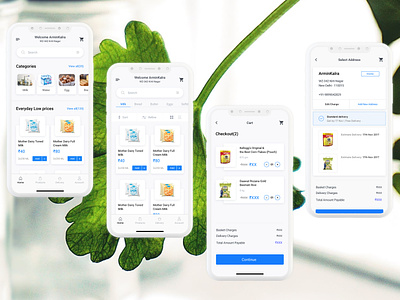 Grocery online e-Commerce app