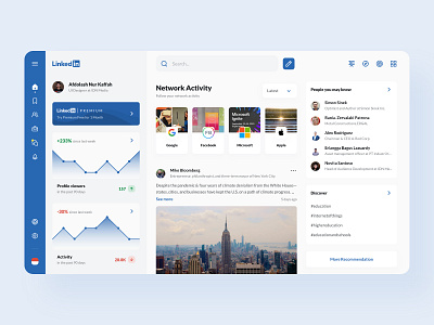 LinkedIn Redesign Concept