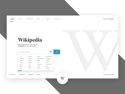 #Redesign | Wikipedia Search Page