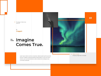 -Study | Imagine Comes True adobe xd app concept design dream inspiration interface landing learning literature modern open reading site story thinking ui web website wireframe